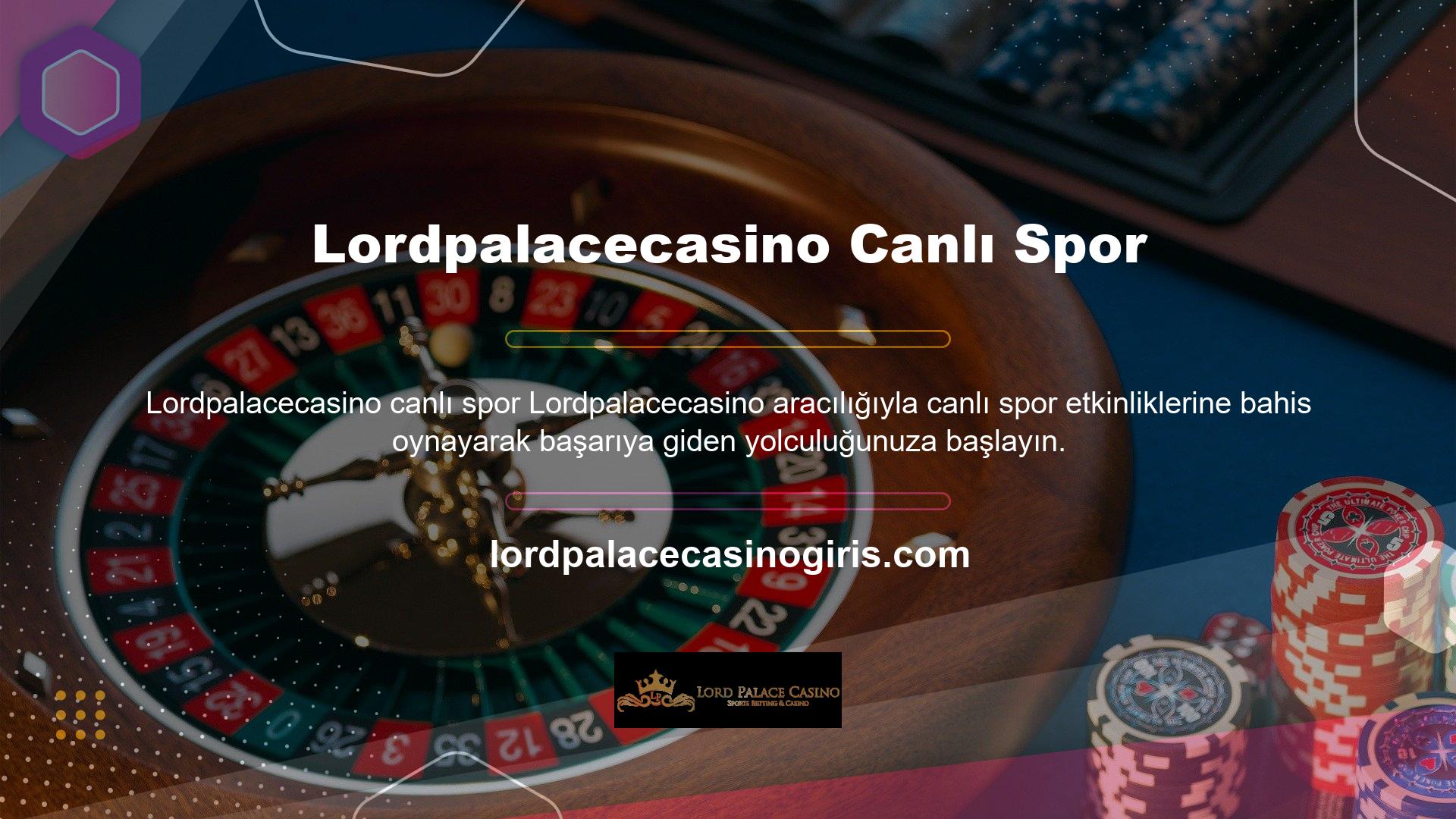 İstediğiniz geliri kademeli olarak elde edin ve Lordpalacecasino yardımıyla tüm hayallerinizi planlı bir şekilde gerçekleştirin